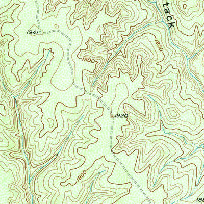 United States Geological Survey Southerland Canyon, TX (1958, 24000-Scale) digital map