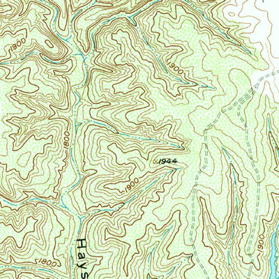 United States Geological Survey Southerland Canyon, TX (1958, 24000-Scale) digital map