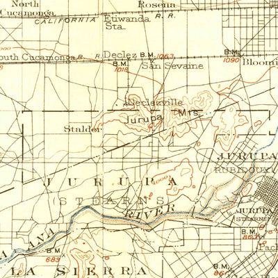 United States Geological Survey Southern California Sheet No. 1, CA (1901, 250000-Scale) digital map