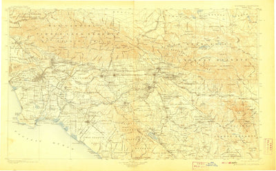 United States Geological Survey Southern California Sheet No. 1, CA (1904, 250000-Scale) digital map