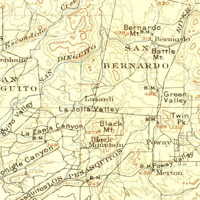 United States Geological Survey Southern California Sheet No. 2, CA (1904, 250000-Scale) digital map