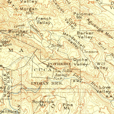 United States Geological Survey Southern California Sheet No. 2, CA (1904, 250000-Scale) digital map