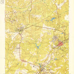 United States Geological Survey Southern Pines, NC (1950, 24000-Scale) digital map