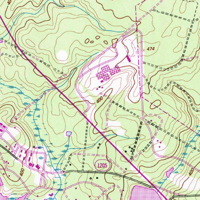 United States Geological Survey Southern Pines, NC (1957, 24000-Scale) digital map
