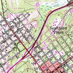 United States Geological Survey Southern Pines, NC (1957, 24000-Scale) digital map