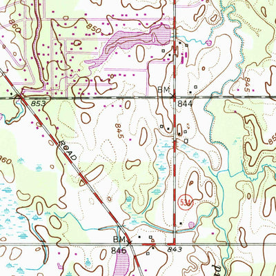 United States Geological Survey Southington, OH (1952, 24000-Scale) digital map
