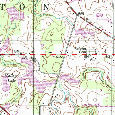 United States Geological Survey Southington, OH (1994, 24000-Scale) digital map
