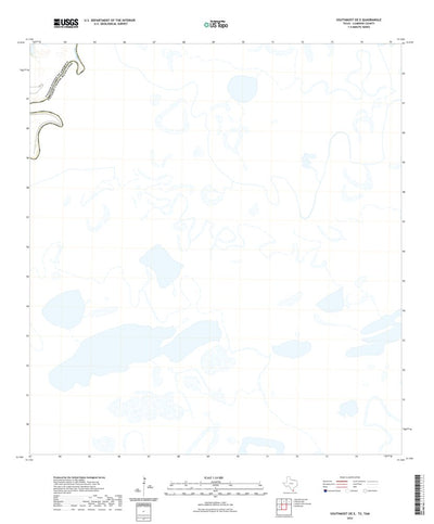 United States Geological Survey Southmost OE E, TX (2022, 24000-Scale) digital map
