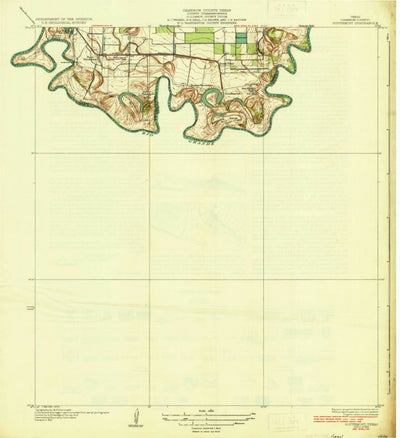 United States Geological Survey Southmost, TX (1936, 31680-Scale) digital map