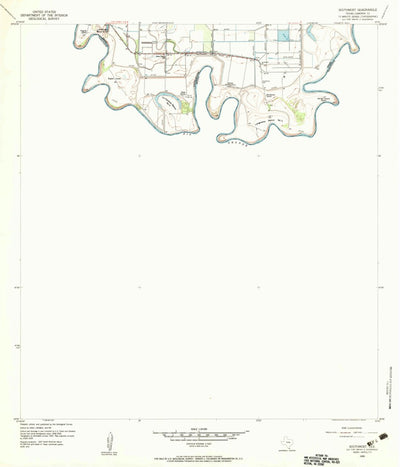United States Geological Survey Southmost, TX (1955, 24000-Scale) digital map