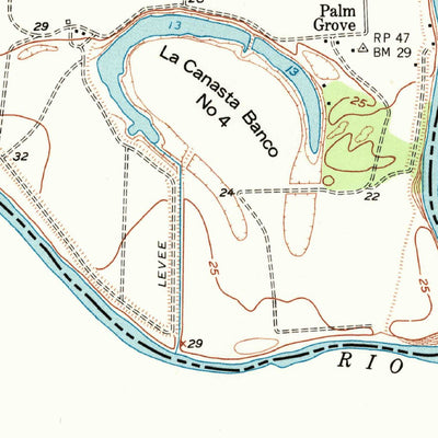 United States Geological Survey Southmost, TX (1955, 24000-Scale) digital map