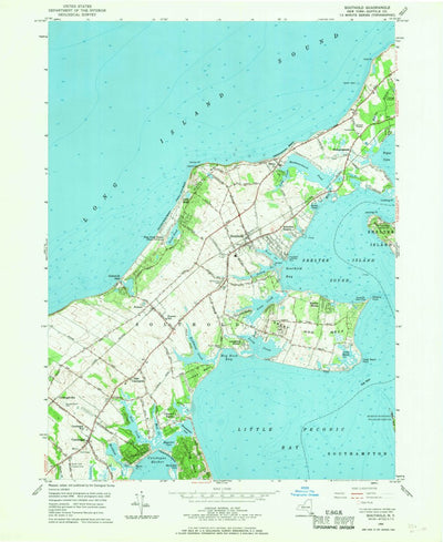 United States Geological Survey Southold, NY (1956, 24000-Scale) digital map