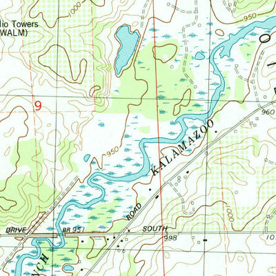 United States Geological Survey Southwest Albion, MI (1995, 24000-Scale) digital map