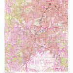 United States Geological Survey Southwest Atlanta, GA (1954, 24000-Scale) digital map