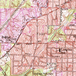 United States Geological Survey Southwest Atlanta, GA (1954, 24000-Scale) digital map