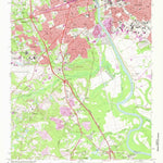United States Geological Survey Southwest Columbia, SC (1972, 24000-Scale) digital map