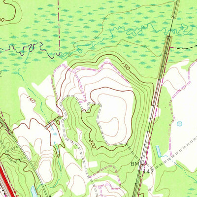 United States Geological Survey Southwest Columbia, SC (1972, 24000-Scale) digital map