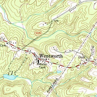 United States Geological Survey Southwest Eden, NC (1971, 24000-Scale) digital map