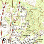 United States Geological Survey Southwest Goldsboro, NC (1974, 24000-Scale) digital map