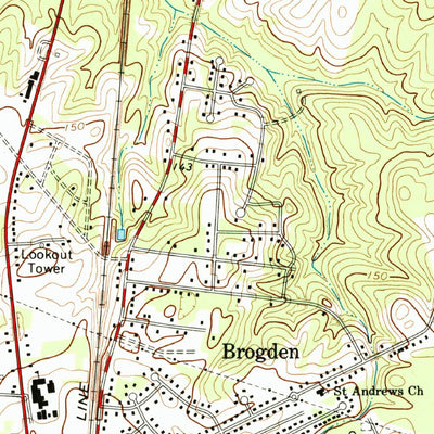 United States Geological Survey Southwest Goldsboro, NC (1974, 24000-Scale) digital map