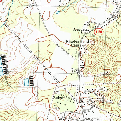 United States Geological Survey Southwest Goldsboro, NC (1998, 24000-Scale) digital map