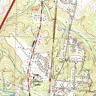United States Geological Survey Southwest Goldsboro, NC (1998, 24000-Scale) digital map