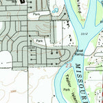 United States Geological Survey Southwest Great Falls, MT (1965, 24000-Scale) digital map