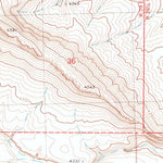United States Geological Survey Southwest Harney Lake, OR (1980, 24000-Scale) digital map