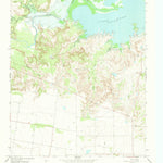 United States Geological Survey Southwest Lake Kemp, TX (1966, 24000-Scale) digital map