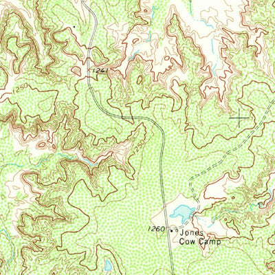 United States Geological Survey Southwest Lake Kemp, TX (1966, 24000-Scale) digital map