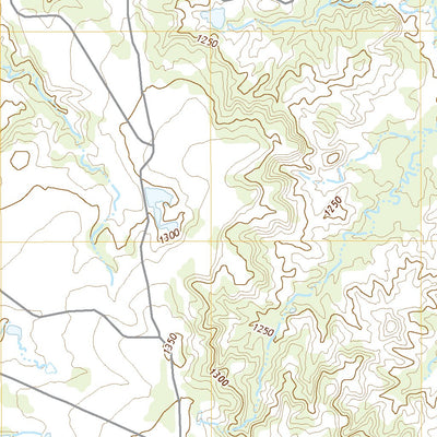 United States Geological Survey Southwest Lake Kemp, TX (2022, 24000-Scale) digital map