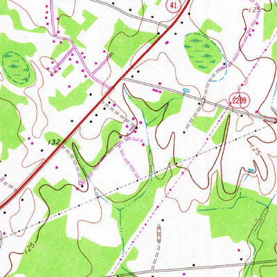 United States Geological Survey Southwest Lumberton, NC (1972, 24000-Scale) digital map