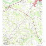 United States Geological Survey Southwest Lumberton, NC (1997, 24000-Scale) digital map