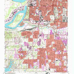 United States Geological Survey Southwest Memphis, TN-AR (1965, 24000-Scale) digital map