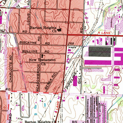 United States Geological Survey Southwest Memphis, TN-AR (1965, 24000-Scale) digital map