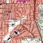 United States Geological Survey Southwest Memphis, TN-AR (1965, 24000-Scale) digital map