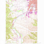 United States Geological Survey Southwest Missoula, MT (1964, 24000-Scale) digital map