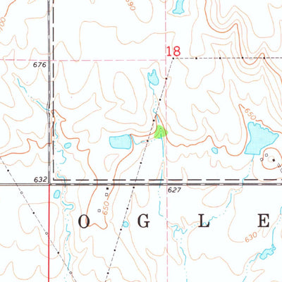 United States Geological Survey Southwest Muskogee, OK (1974, 24000-Scale) digital map