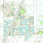 United States Geological Survey Southwest Pontiac, IL (1983, 24000-Scale) digital map