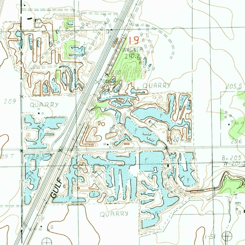 Southwest Pontiac, IL (1983, 24000-Scale) Map by United States ...