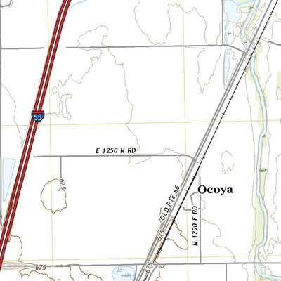 United States Geological Survey Southwest Pontiac, IL (2021, 24000-Scale) digital map