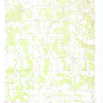 United States Geological Survey Southwest Pontotoc, MS (1972, 24000-Scale) digital map