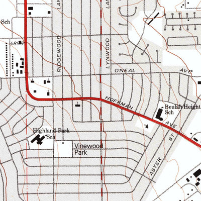 United States Geological Survey Southwest Pueblo, CO (1961, 24000-Scale) digital map