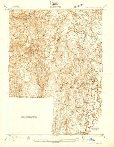United States Geological Survey Southwick, MA-CT (1937, 24000-Scale) digital map