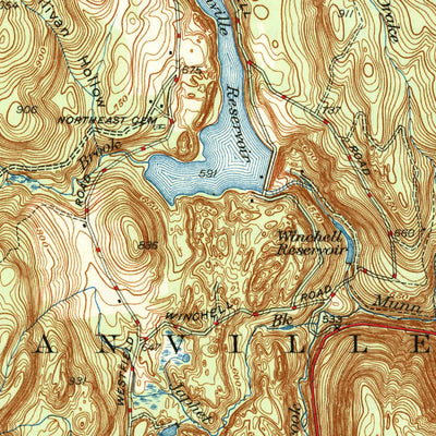 United States Geological Survey Southwick, MA-CT (1947, 31680-Scale) digital map