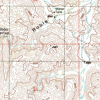 United States Geological Survey Soza Canyon, AZ (1996, 24000-Scale) digital map