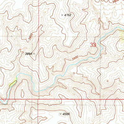 United States Geological Survey Soza Mesa, AZ (1981, 24000-Scale) digital map