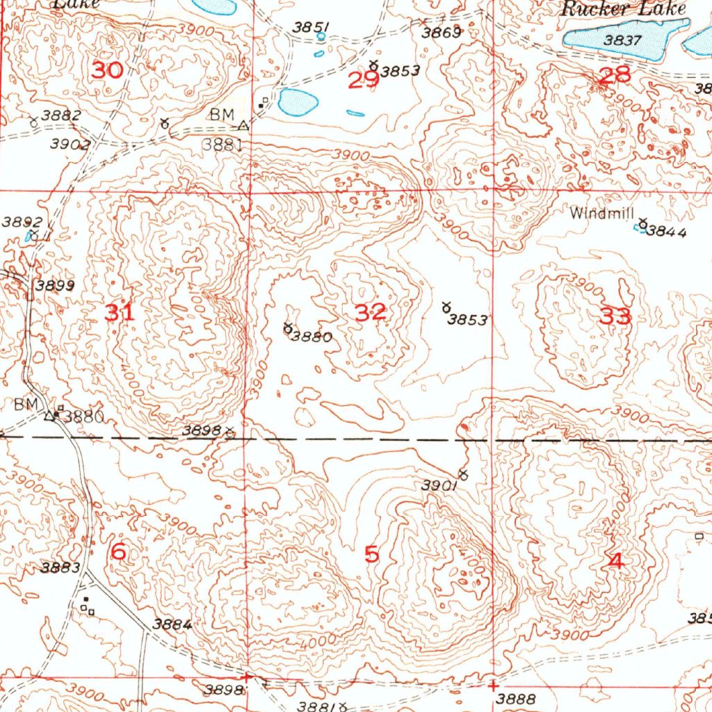 Spade Ranch, NE (1948, 62500-Scale) Map by United States Geological ...