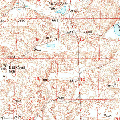 United States Geological Survey Spade Ranch, NE (1948, 62500-Scale) digital map