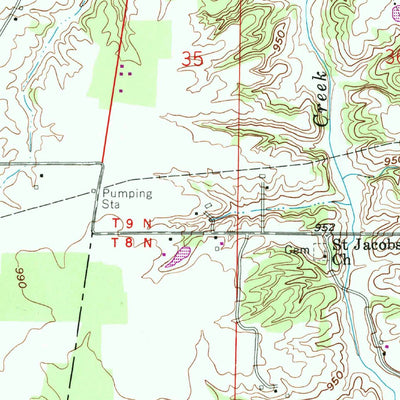 United States Geological Survey Spades, IN (1958, 24000-Scale) digital map